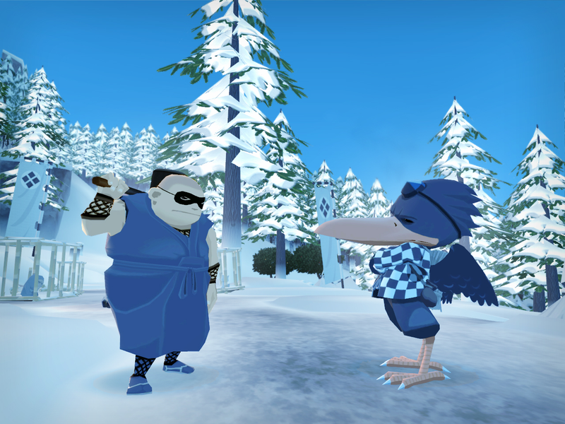 Illustration for article titled Snowbound Mini Ninja Screens